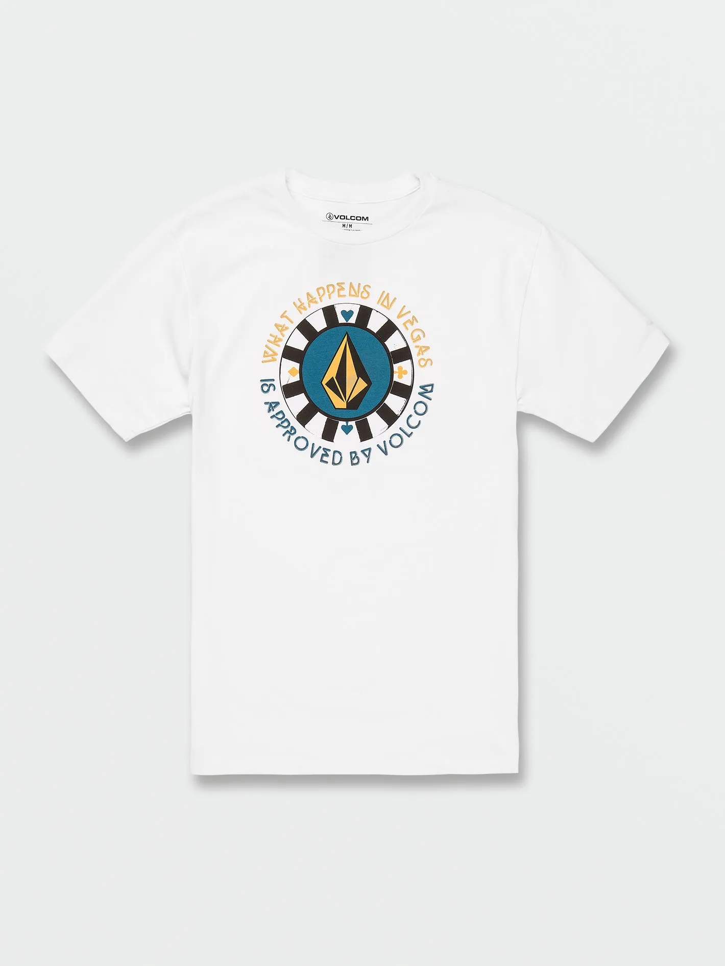 Las Vegas Short Sleeve Tee - White sold by Volcom