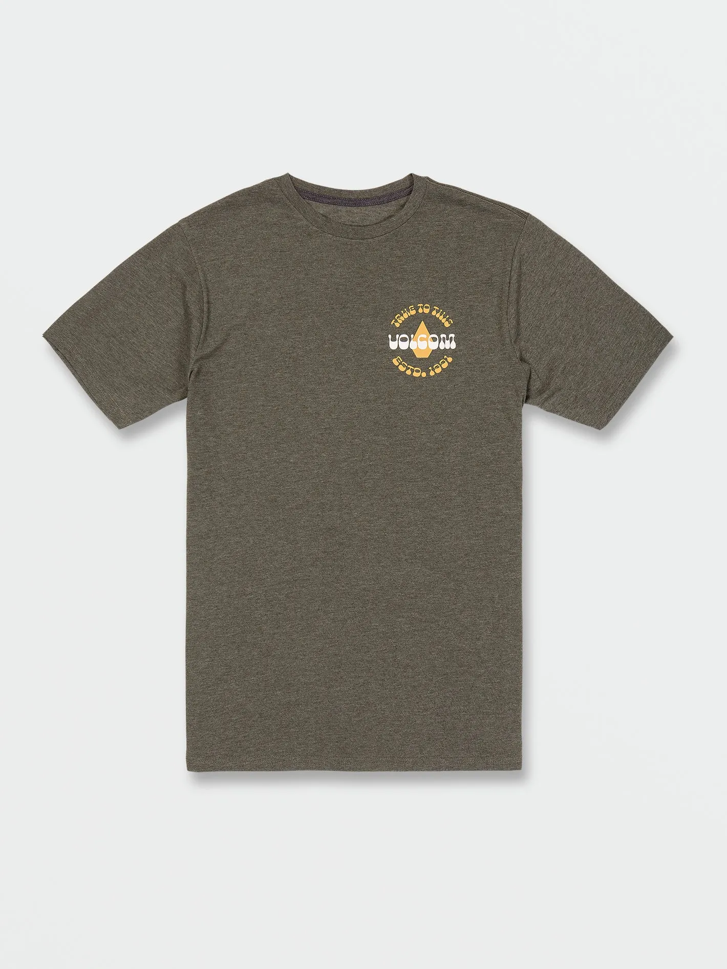 Stone Backstage Short Sleeve Tee - Martini Olive sold by Volcom