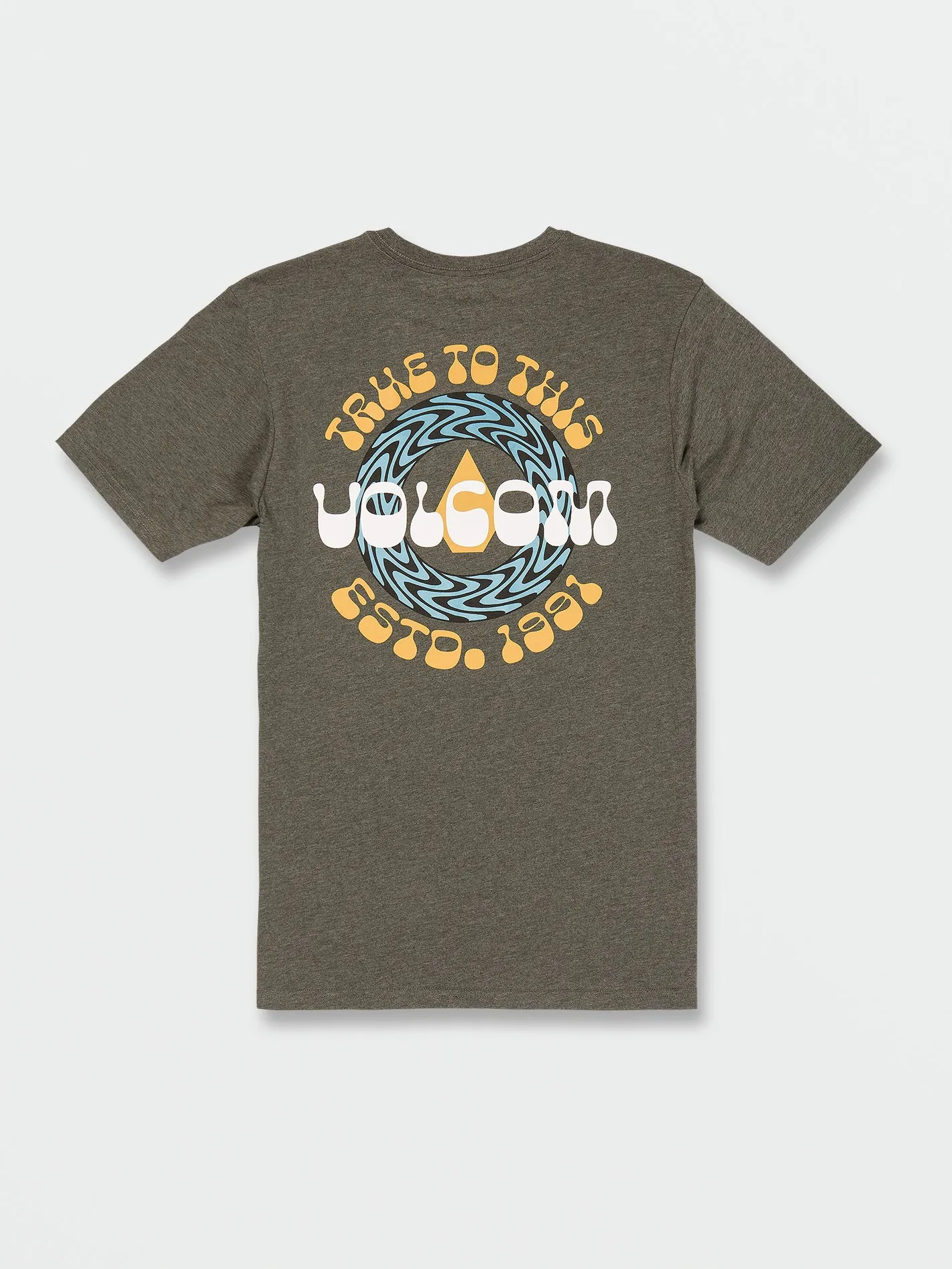 Stone Backstage Short Sleeve Tee - Martini Olive sold by Volcom product image thumbnail 2