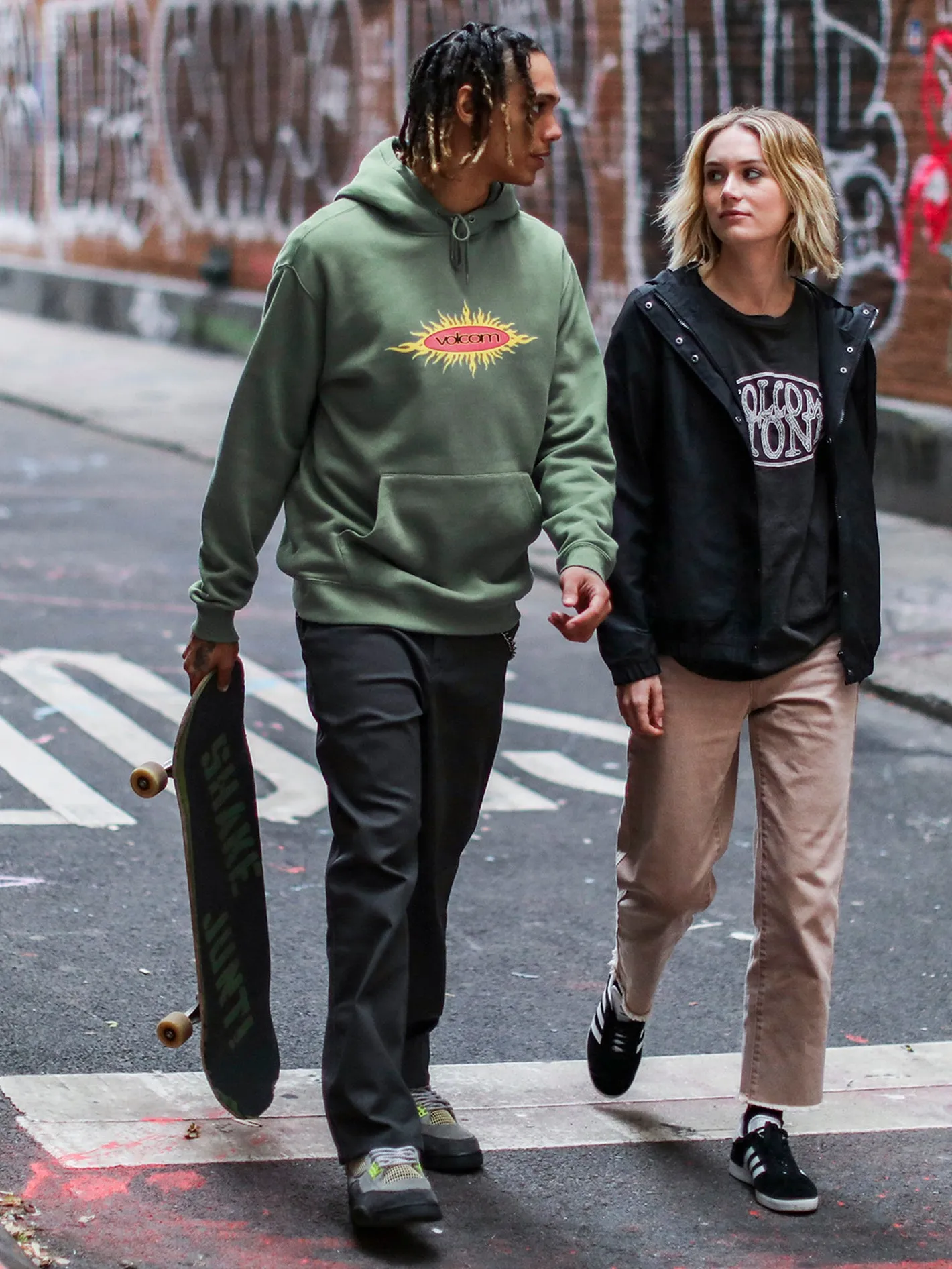 Nu Sun Pullover Sweatshirt - Fir Green sold by Volcom product image thumbnail 2