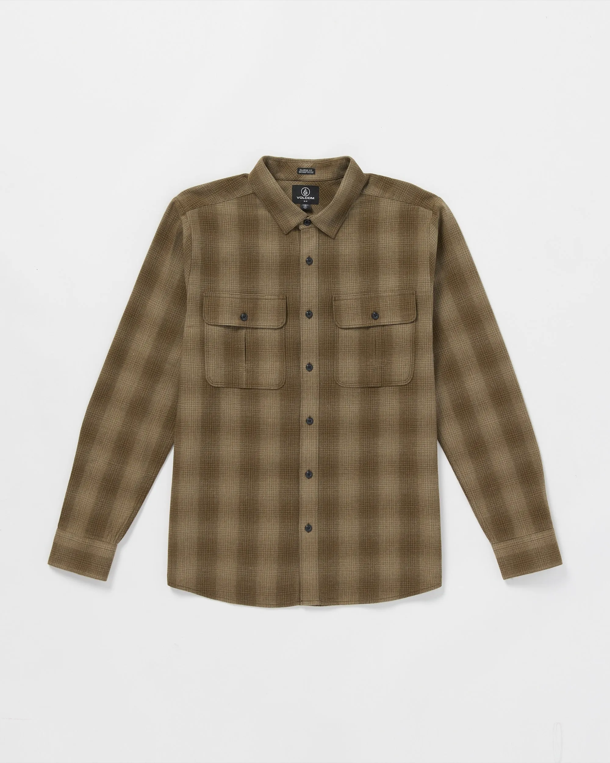 Shadowstone Flannel Long Sleeve Shirt - Dark Earth sold by Volcom product image thumbnail 3