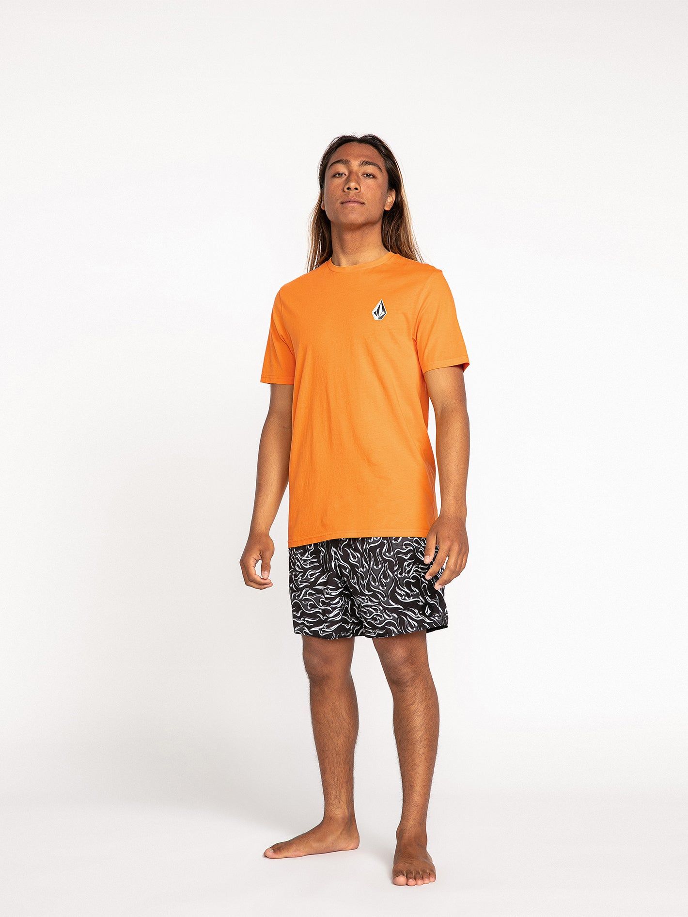 Iconic Stone Short Sleeve Tee - Sunburst sold by Volcom