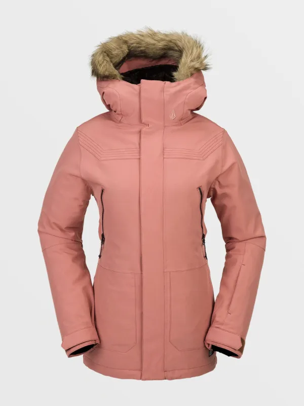 Womens Shadow Insulated Jacket - Earth Pink sold by Volcom