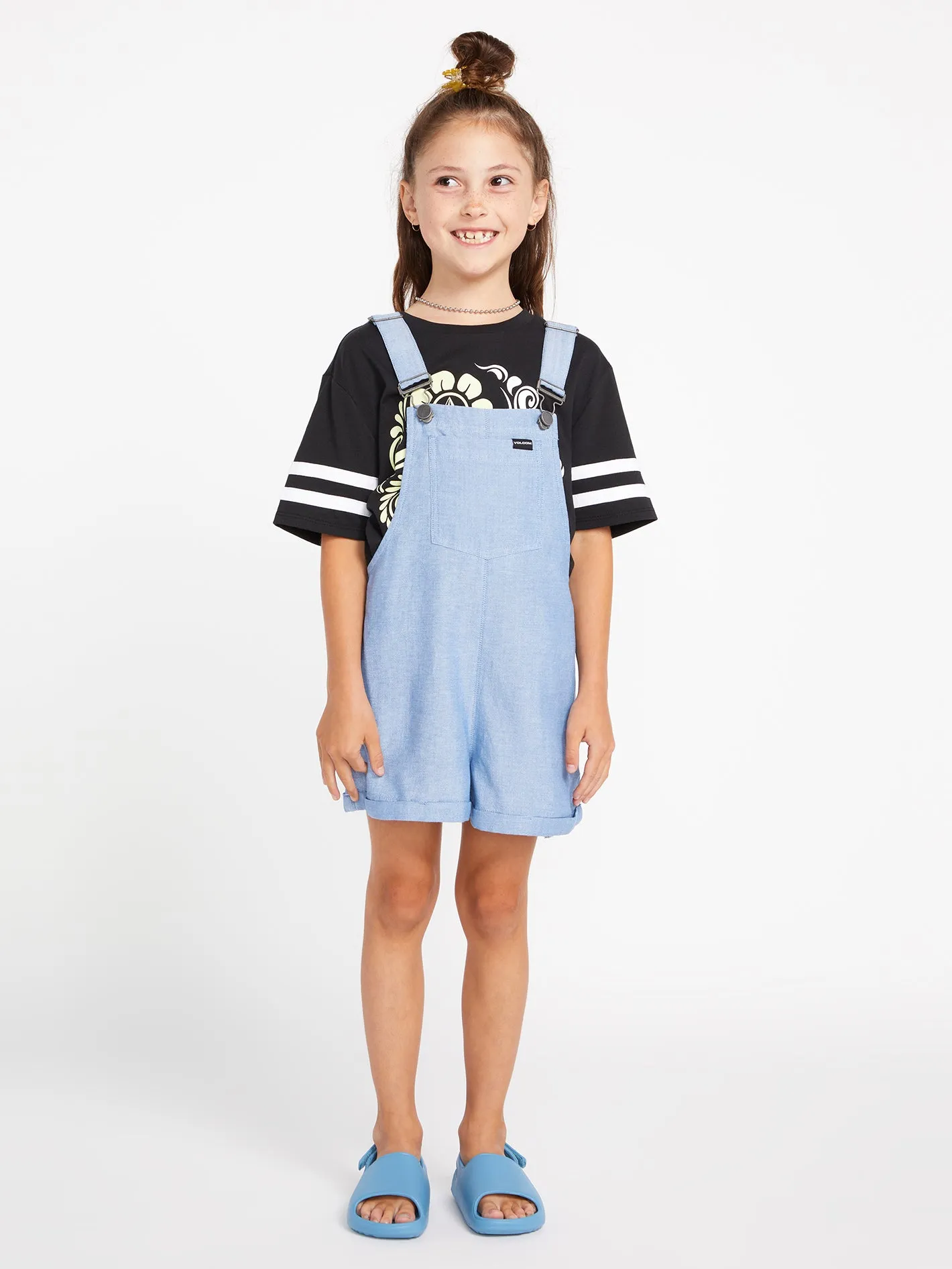 Girls Sunday Strut Romper - Blue Bird sold by Volcom product image thumbnail 3