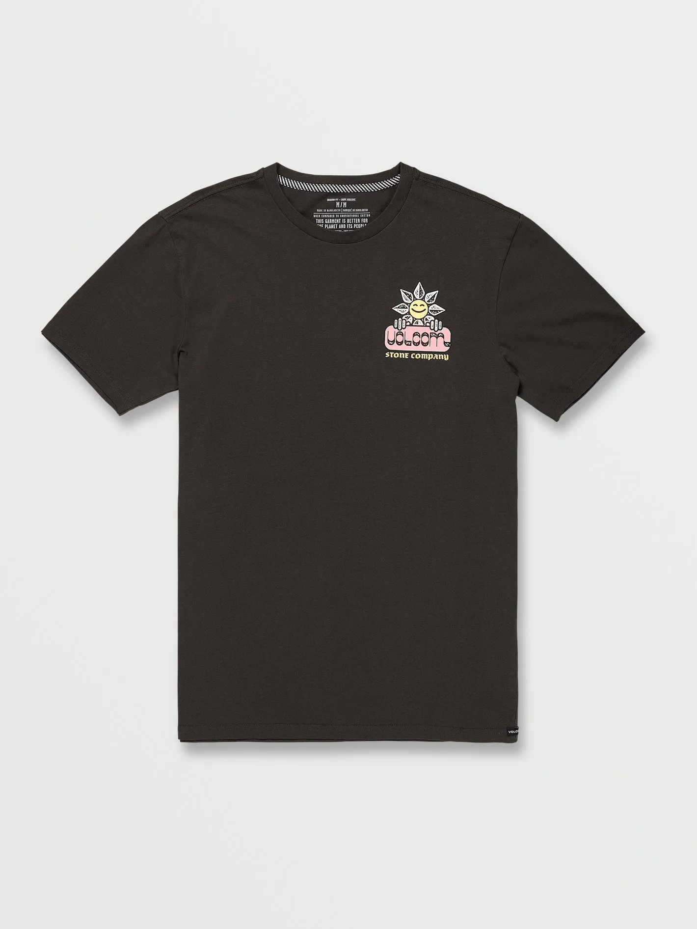 Farm to Yarn Gardener Short Sleeve Tee - Rinsed Black sold by Volcom product image thumbnail 3