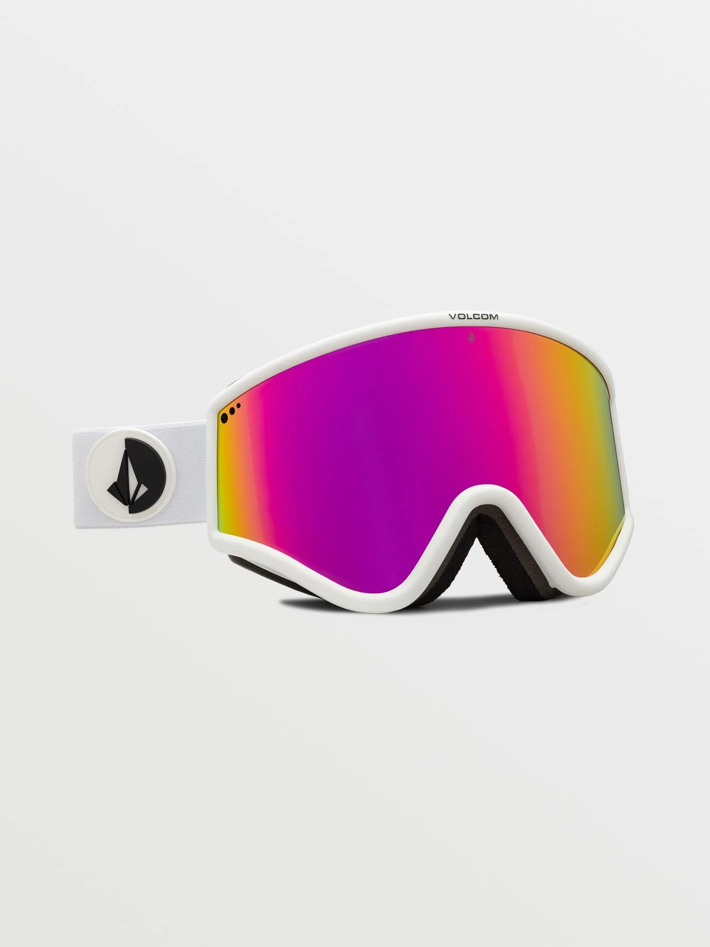 Yae Goggle - Matte White / Pink Chrome sold by Volcom
