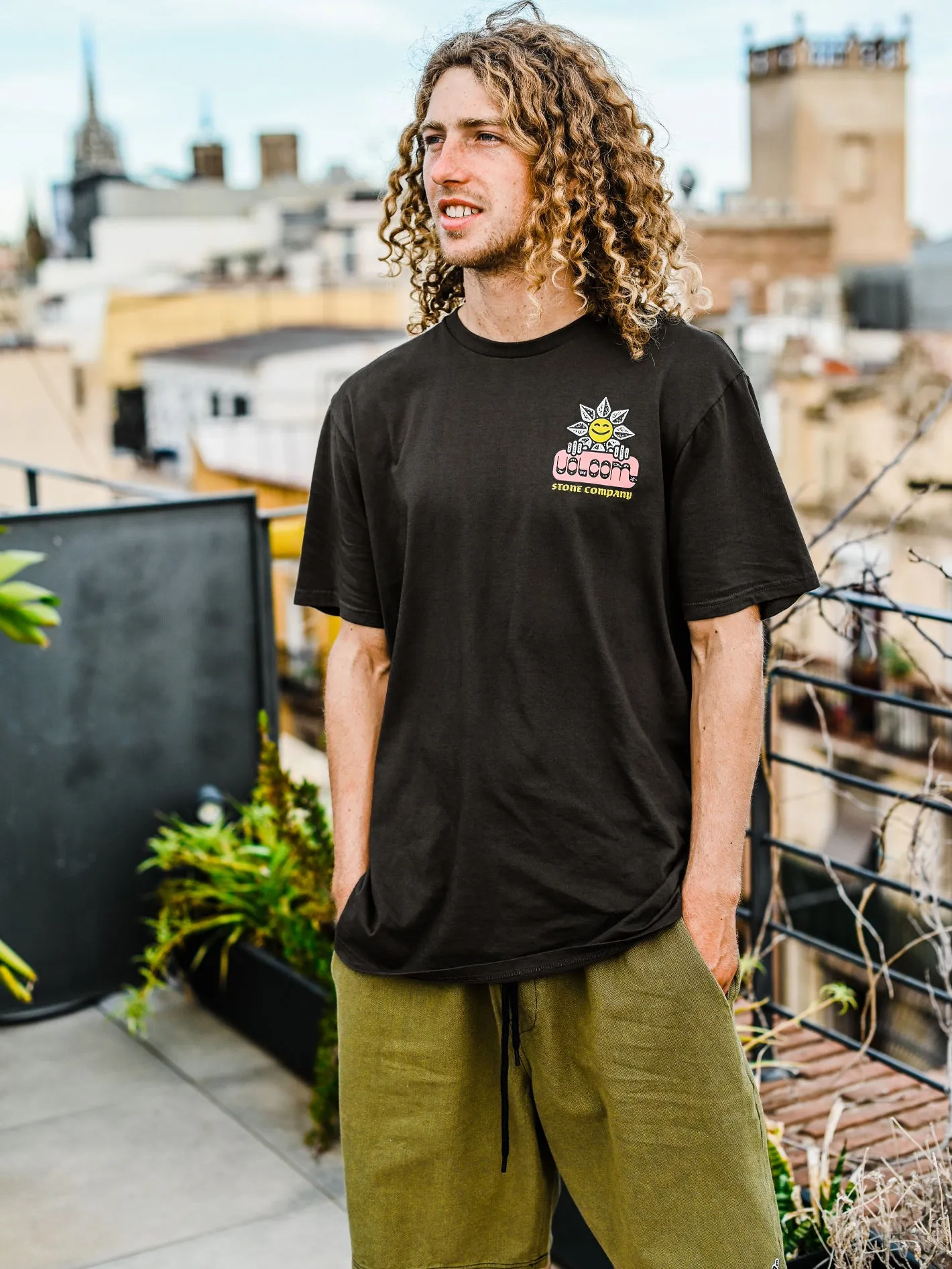 Farm to Yarn Gardener Short Sleeve Tee - Rinsed Black sold by Volcom product image thumbnail 2