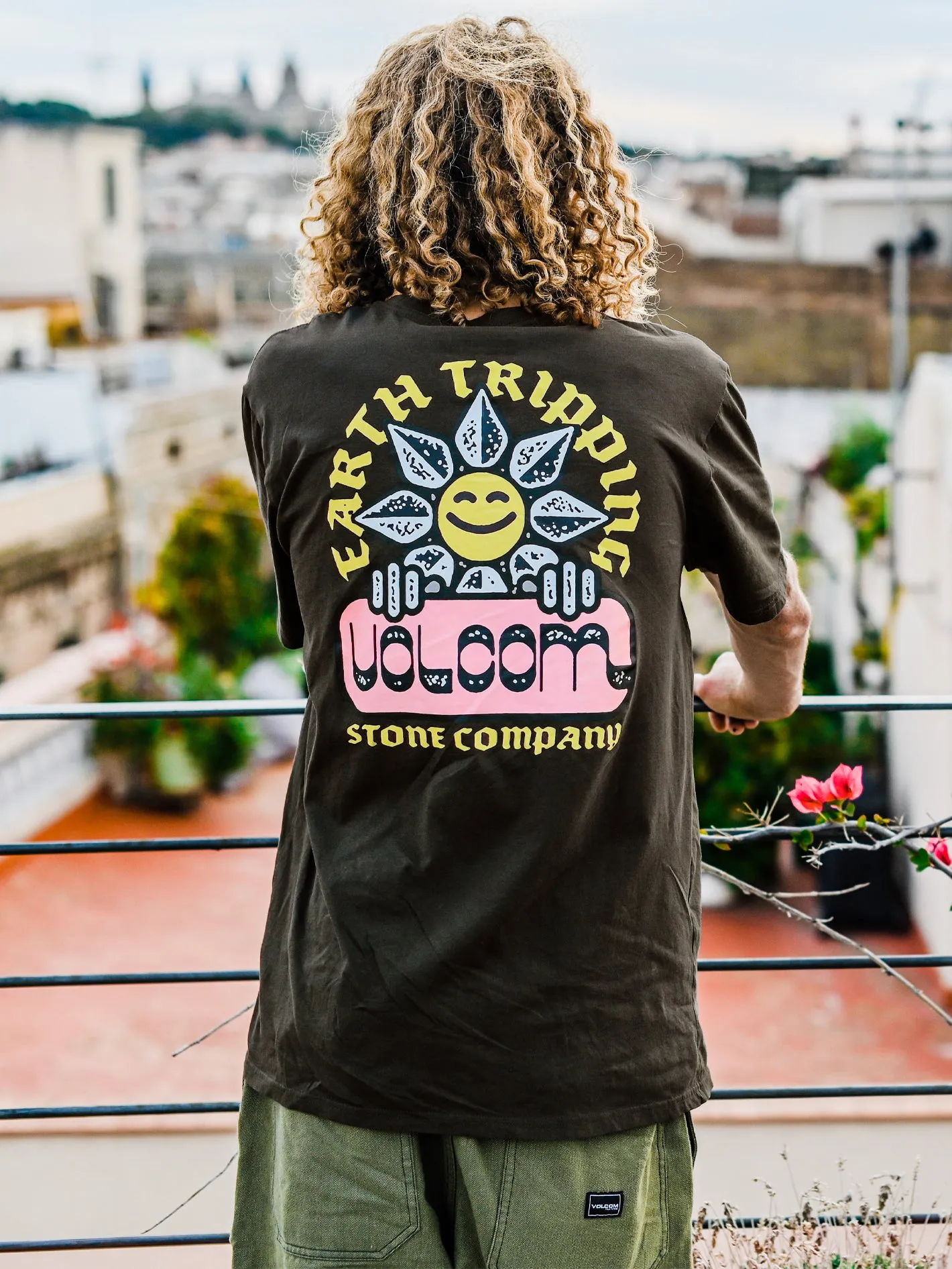 Farm to Yarn Gardener Short Sleeve Tee - Rinsed Black sold by Volcom