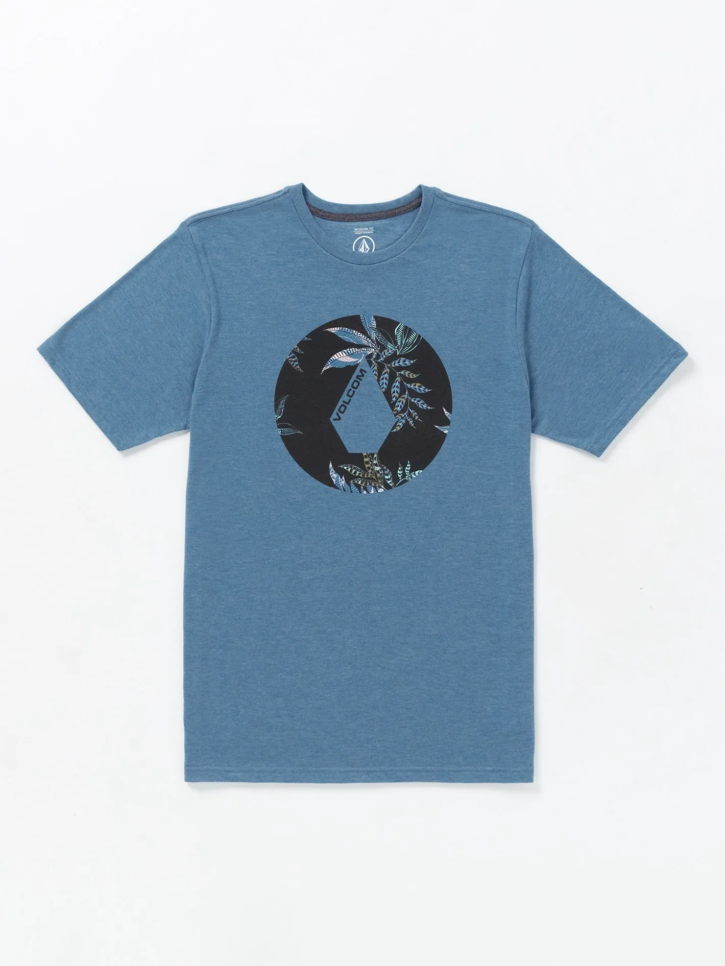 Fill It Up Short Sleeve Tee - Stone Blue Heather sold by Volcom