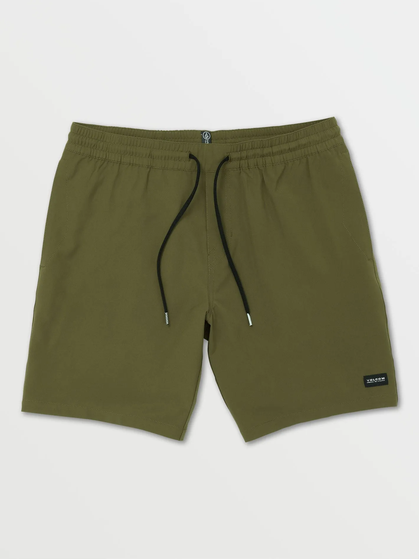 Stones Hybrid Elastic Waist Shorts - Military sold by Volcom