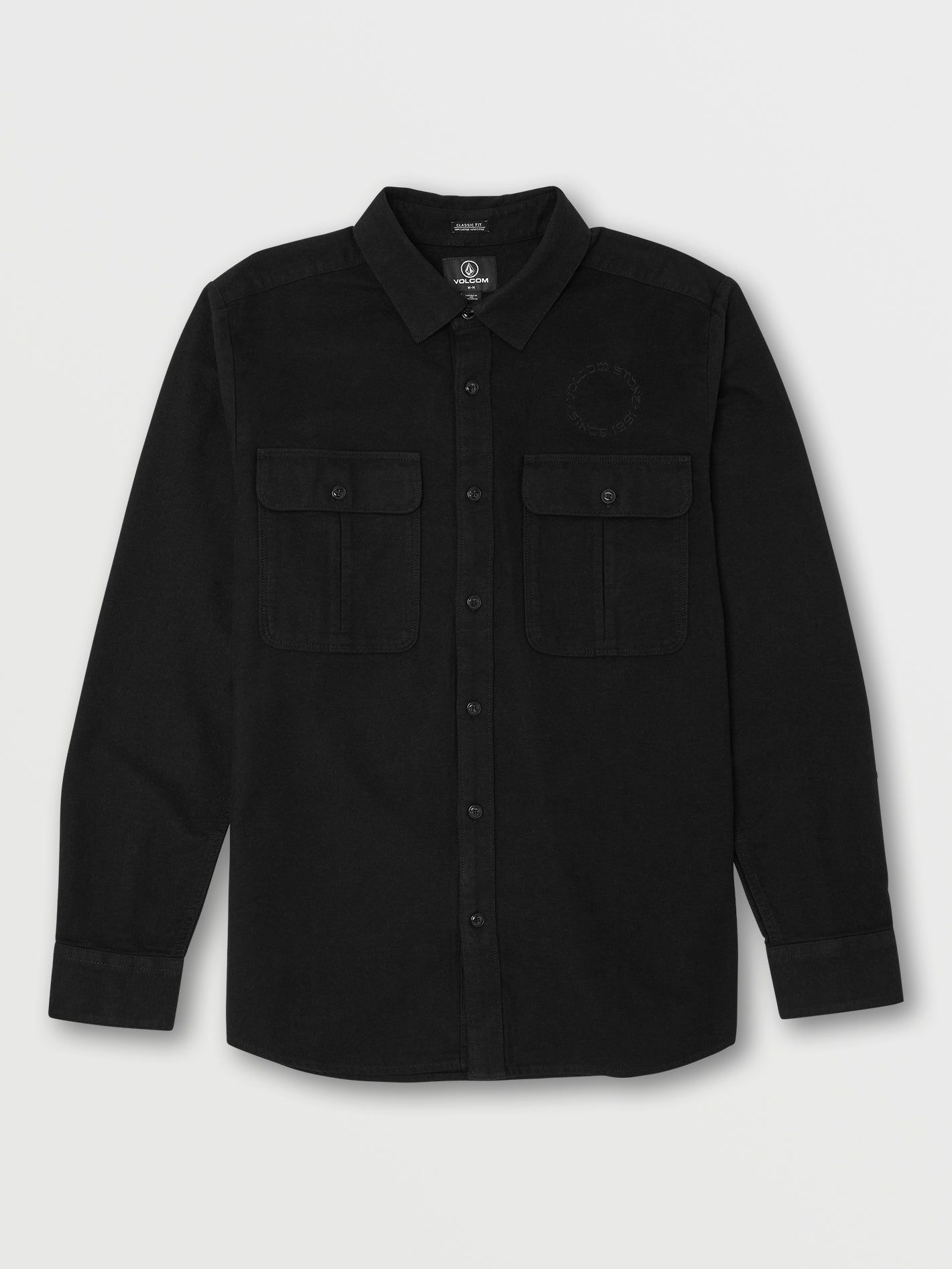 Minneret Long Sleeve Flannel - Black sold by Volcom product image thumbnail 3