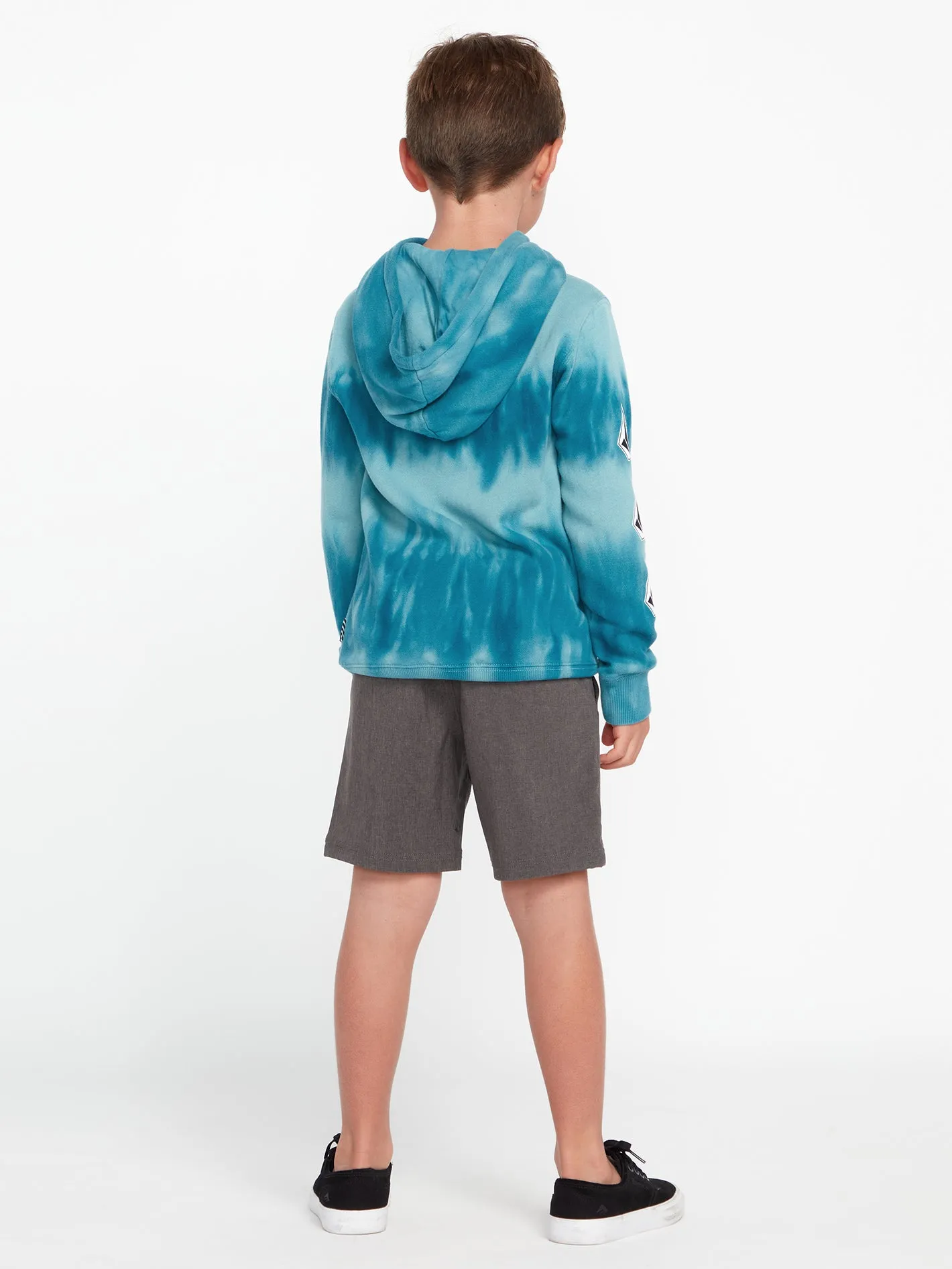 Little Boys Iconic Stone Plus Pullover Sweatshirt - Coastal Blue sold by Volcom product image thumbnail 3