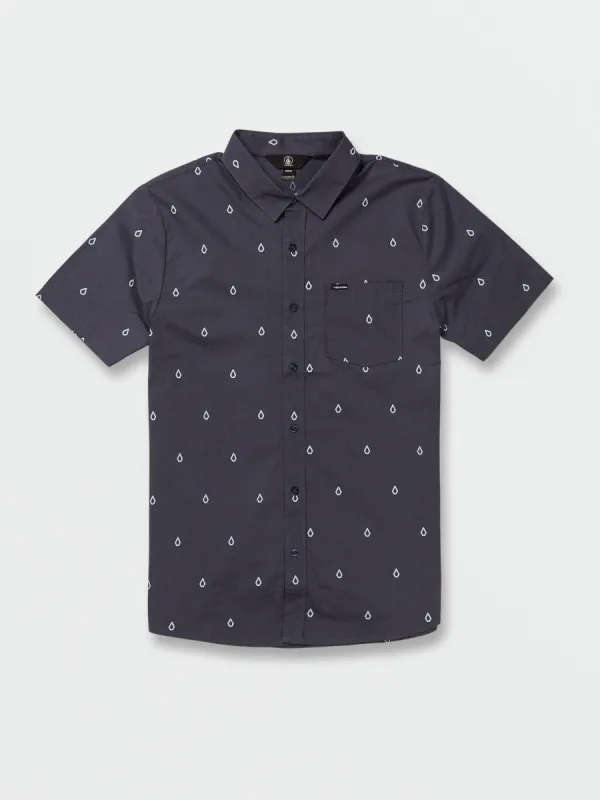 Patterson Short Sleeve Shirt - Faded Navy sold by Volcom