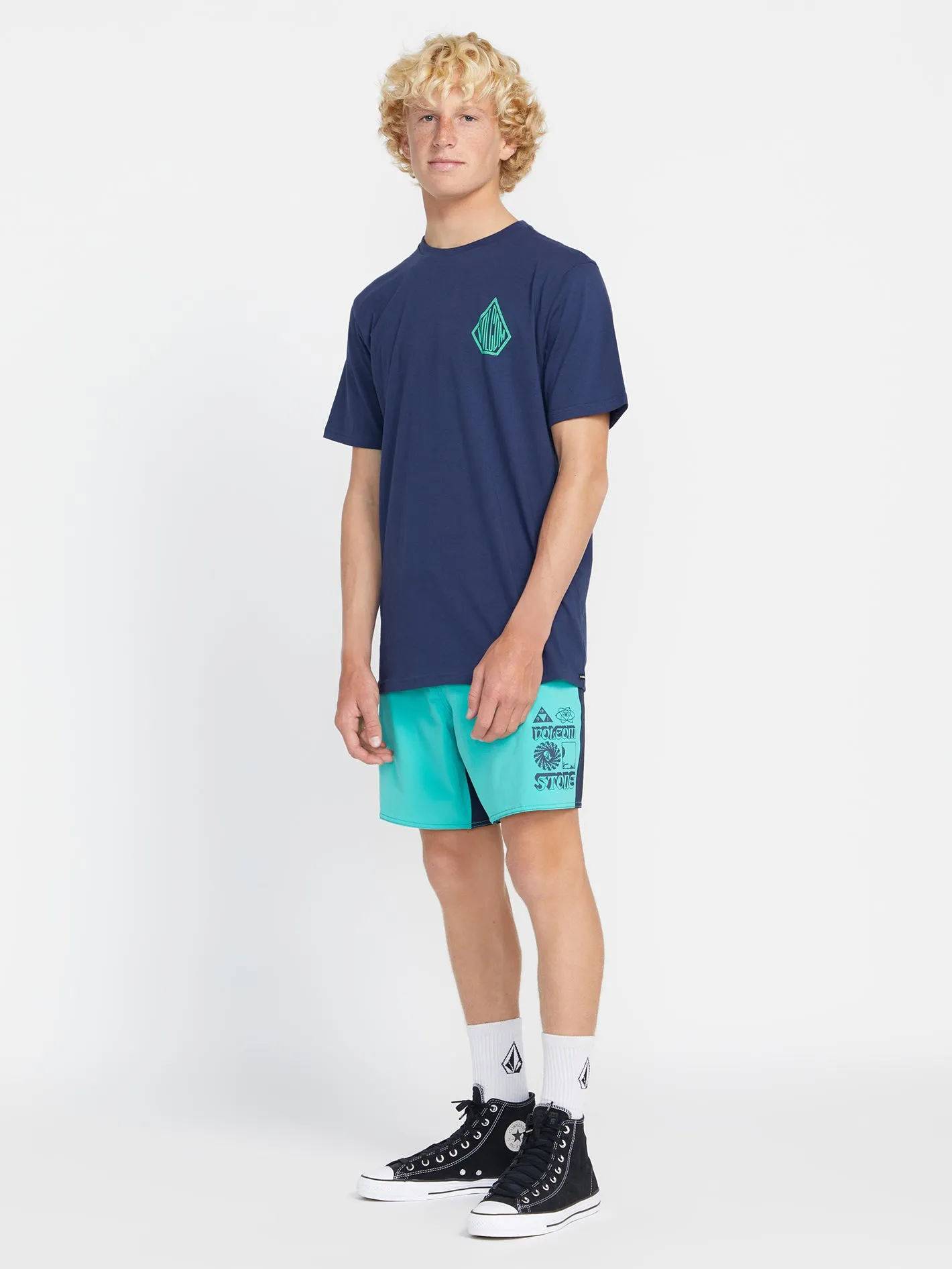 Iron91 Short Sleeve Tee - Estate Blue sold by Volcom product image thumbnail 3