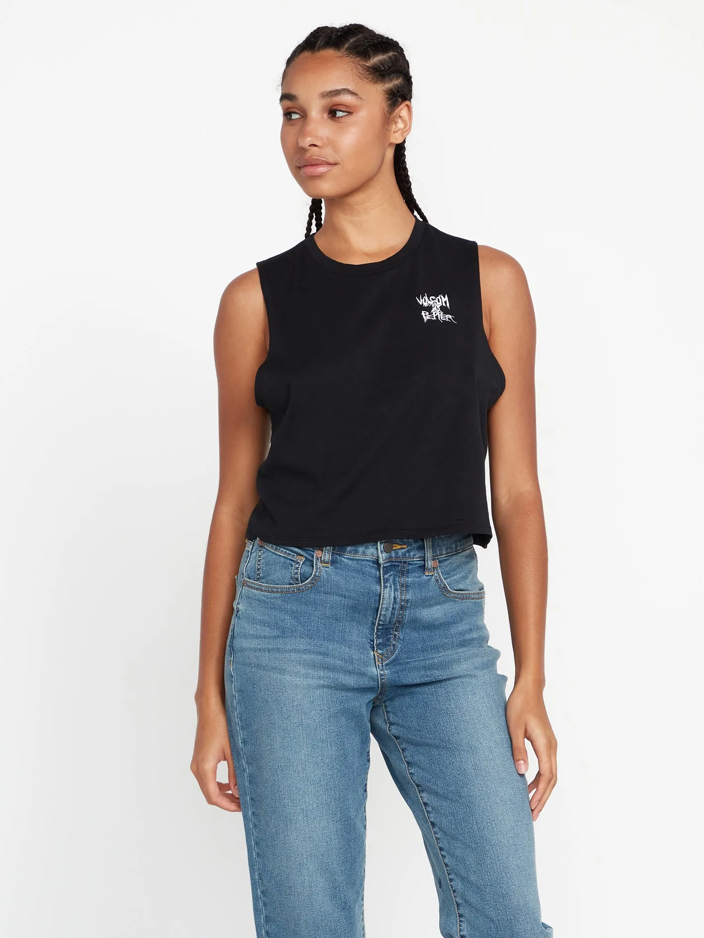 Volcom Entertainment Pepper Crop Tank - Black sold by Volcom product image thumbnail 3