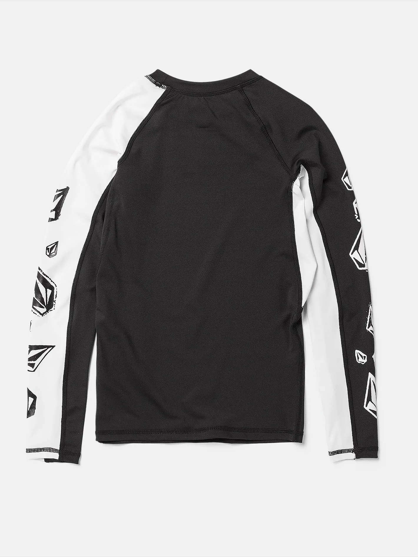 Big Boys Stone Jester Long Sleeve Shirt - Black White sold by Volcom product image thumbnail 2