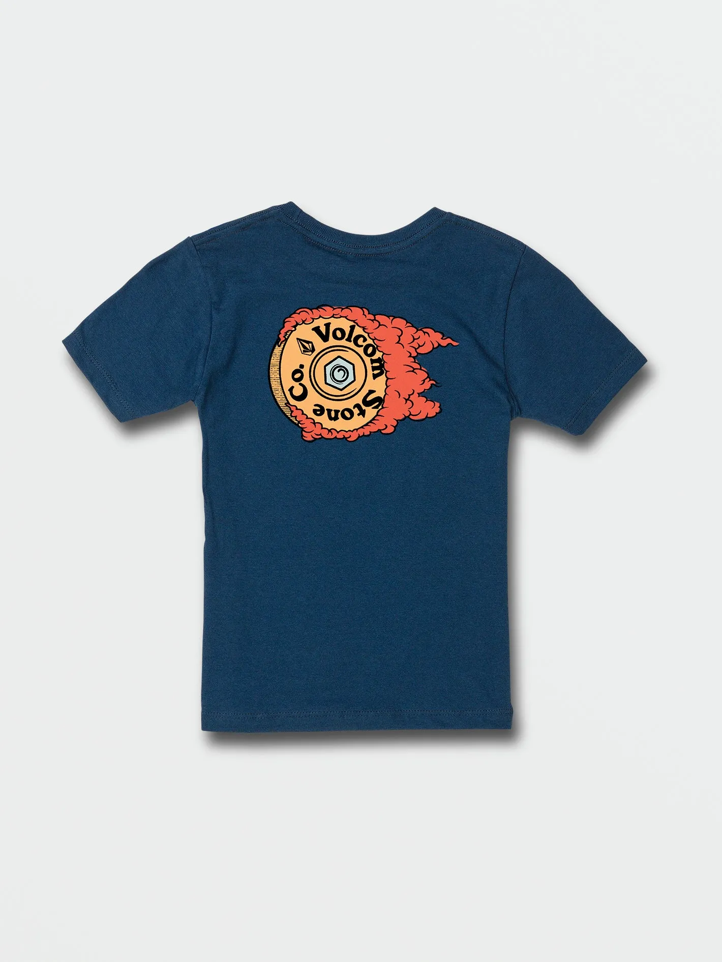 Little Boys Burnin Short Sleeve Tee - Harbor Blue sold by Volcom product image thumbnail 2