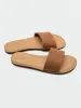 Simple Slide Sandals - Tan sold by Volcom