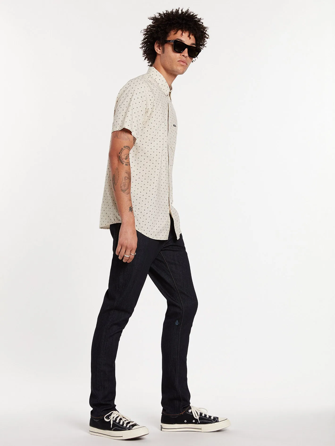 2X4 Skinny Fit Jeans - Rinse sold by Volcom product image thumbnail 2