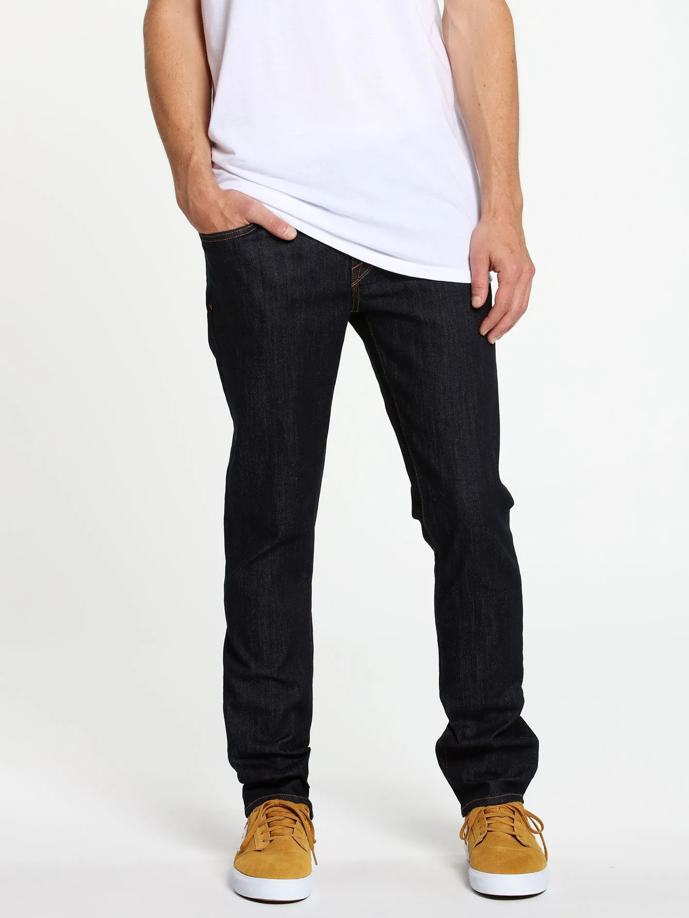 2X4 Skinny Fit Jeans - Rinse sold by Volcom product image thumbnail 3