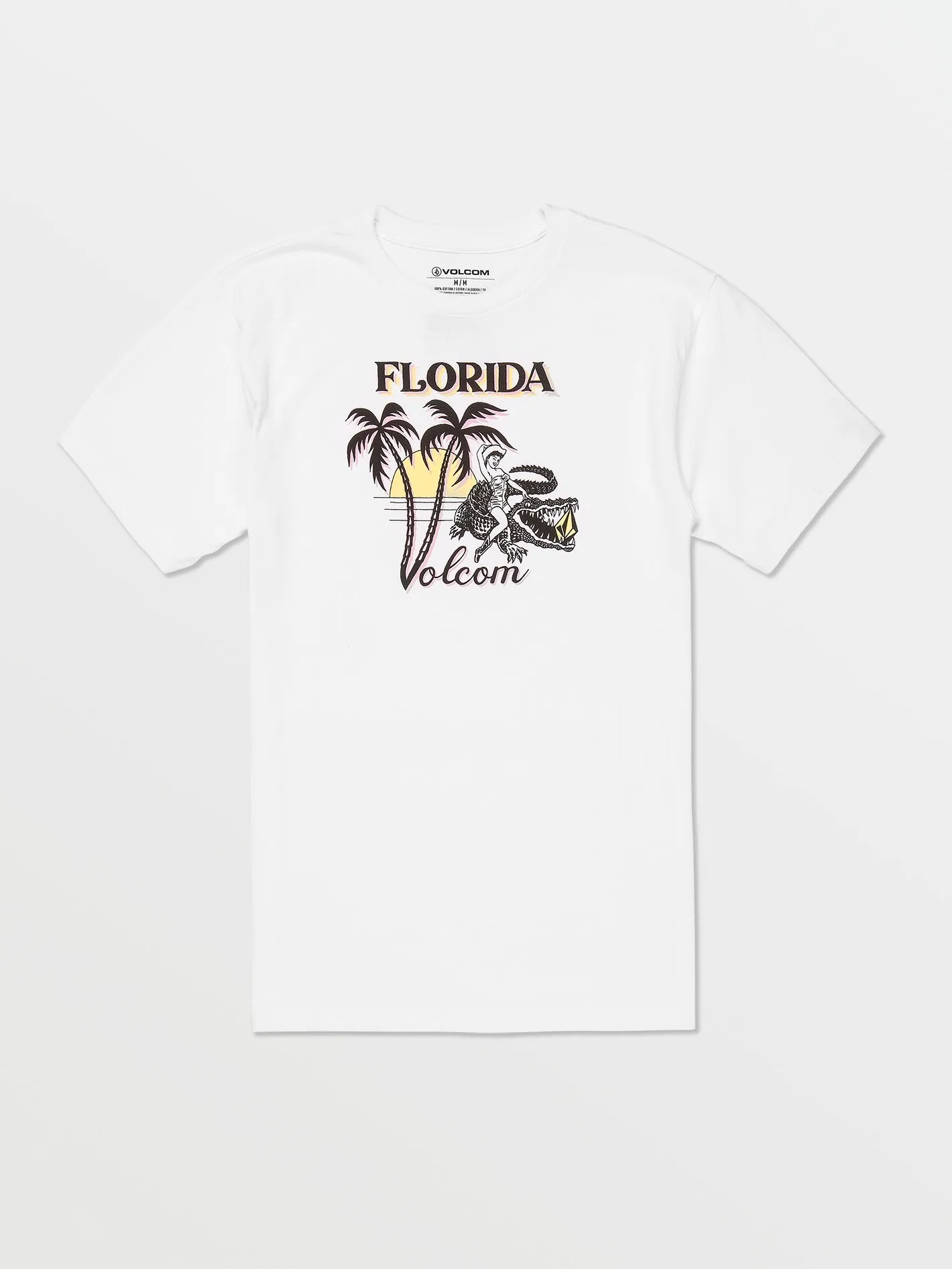 Florida Short Sleeve Tee - White sold by Volcom