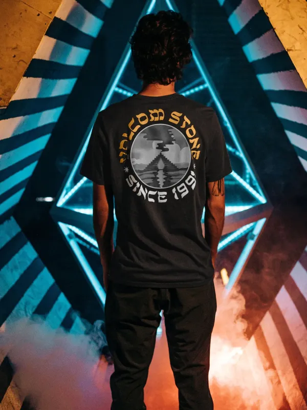 Stone Portal Farm to Yarn Short Sleeve Tee - Rinsed Black sold by Volcom
