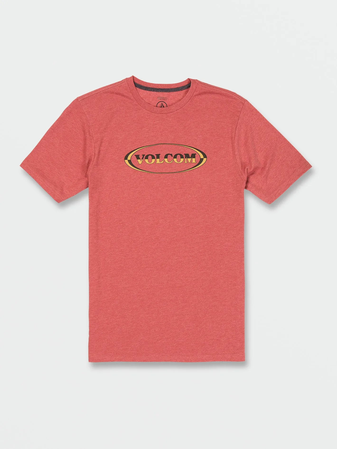 Cleen Short Sleeve Tee - Cherrywood Heather sold by Volcom