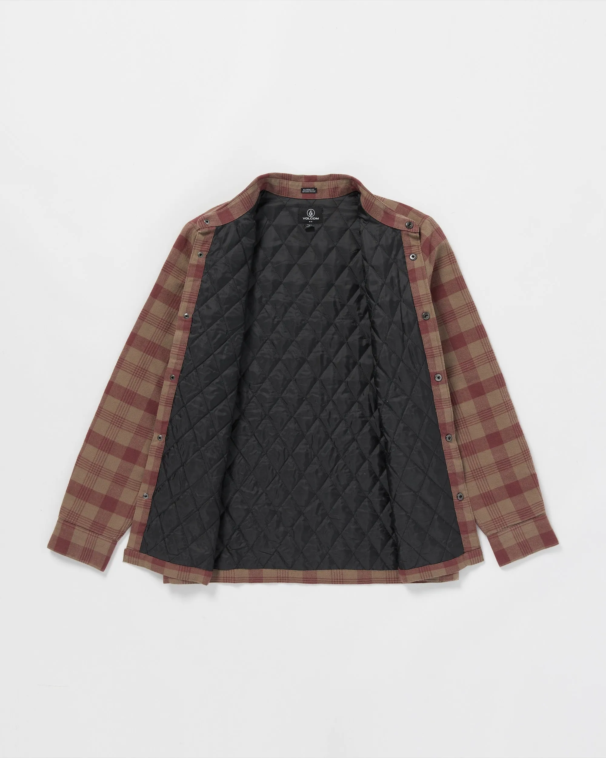 Stradostone Lined Long Sleeve Shirt - Teak sold by Volcom product image thumbnail 4