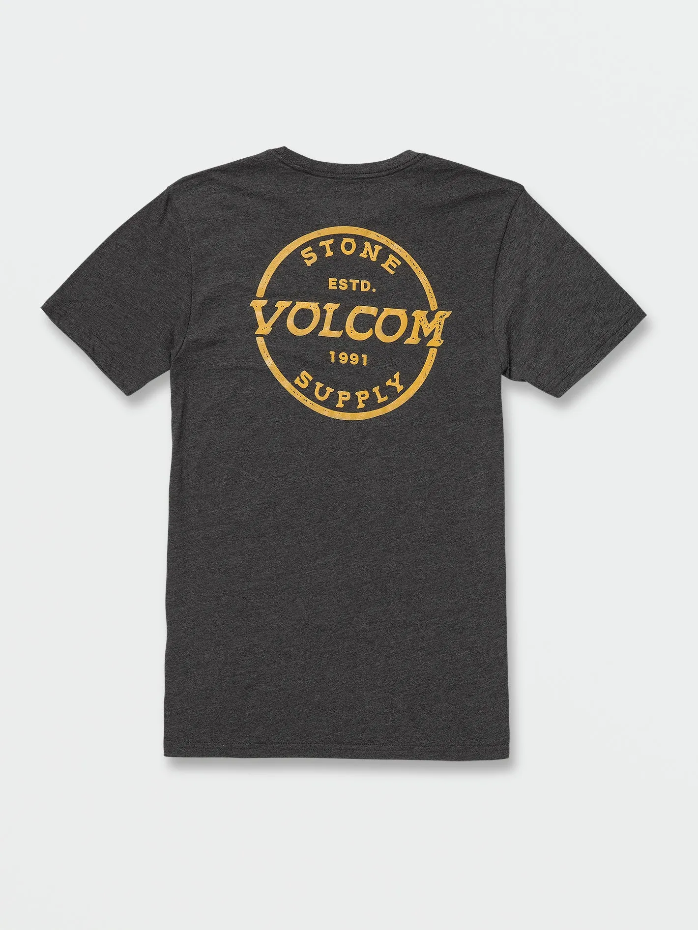 Handstamped Short Sleeve Tee - Dark Black Heather sold by Volcom product image thumbnail 2