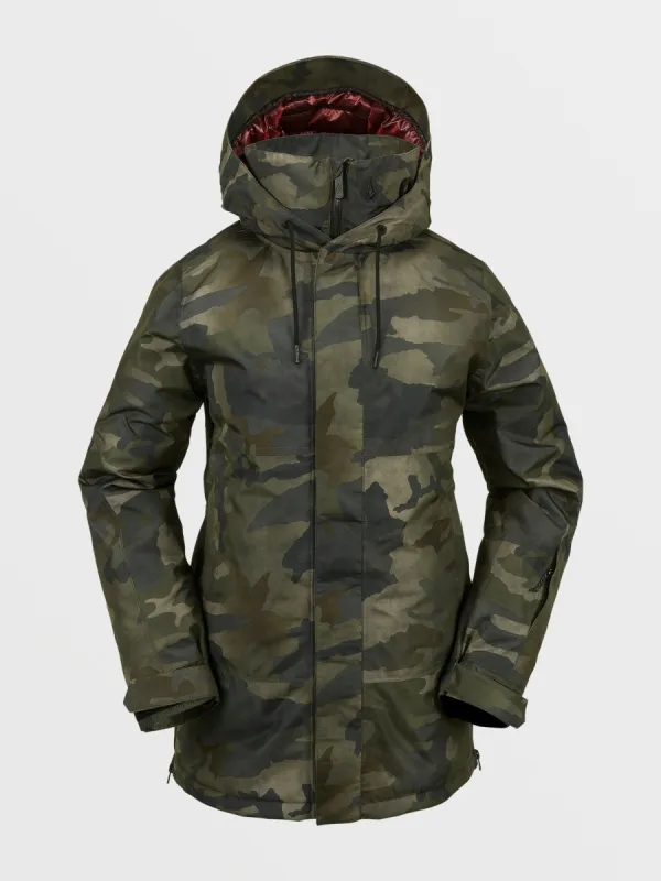 Womens Paxson 2L Tds Infrared Parka - Cloudwash Camo sold by Volcom