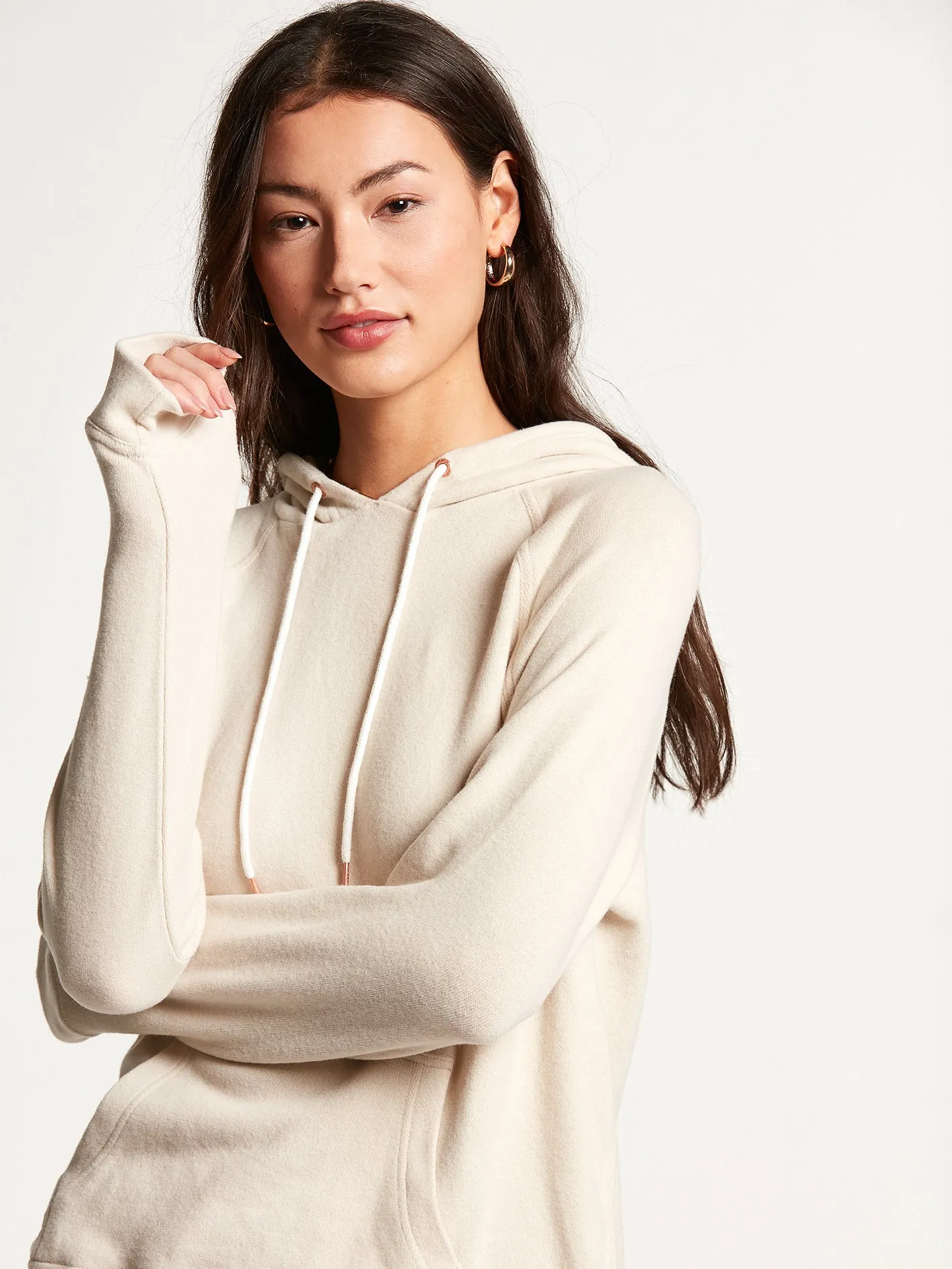 Lived In Lounge Hoodie - Cream sold by Volcom product image thumbnail 3