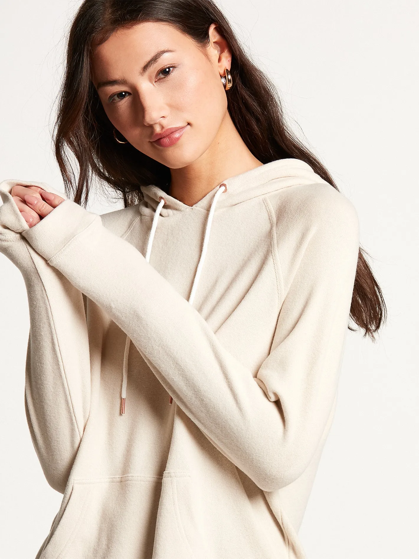 Lived In Lounge Hoodie - Cream sold by Volcom product image thumbnail 4
