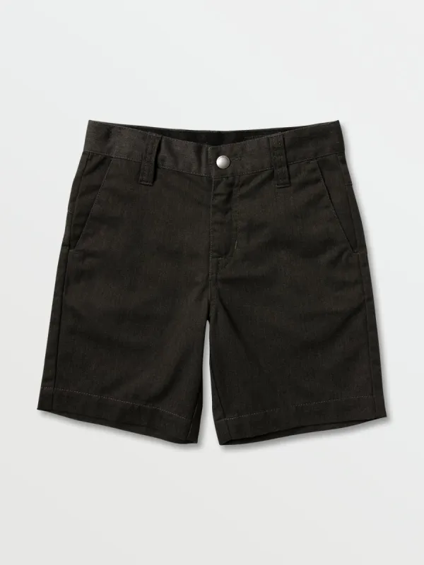Little Boys Vmonty Shorts - Charcoal Heather sold by Volcom