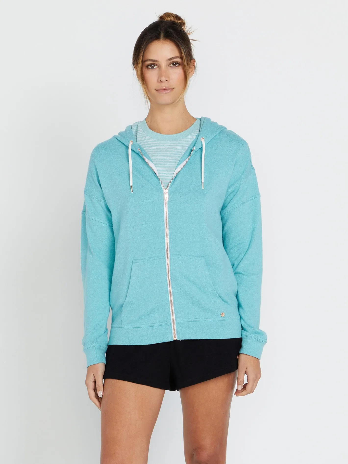 Lived in Lounge Zip Jacket - Aqua sold by Volcom product image thumbnail 3