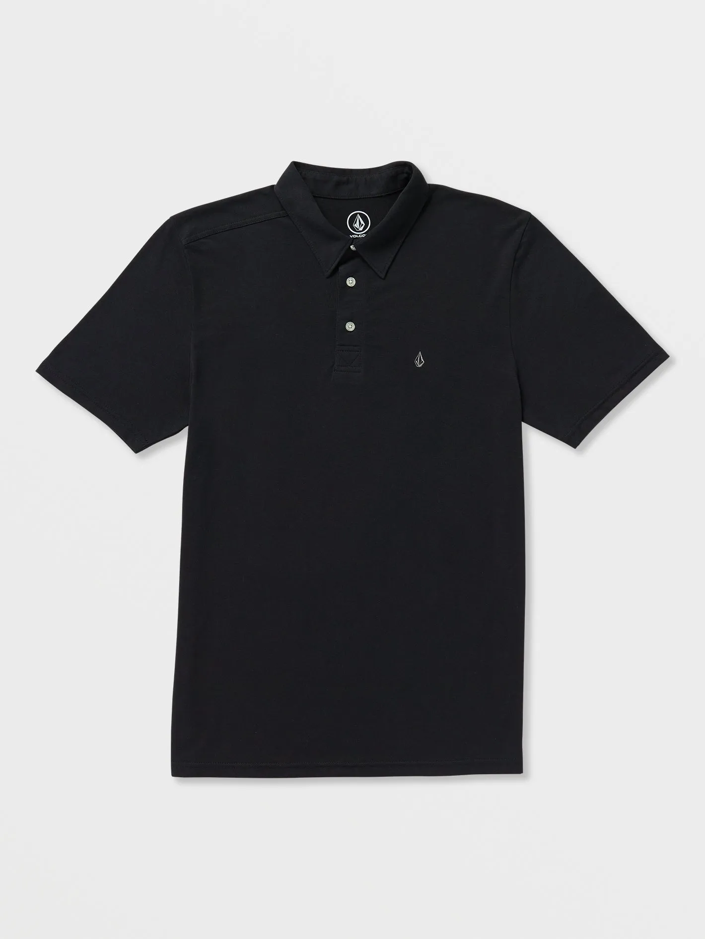 Banger Polo Short Sleeve Shirt - Tinted Black sold by Volcom