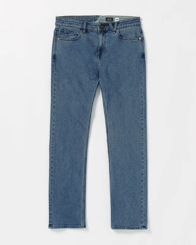Solver Modern Fit Jeans - Washed Blue sold by Volcom