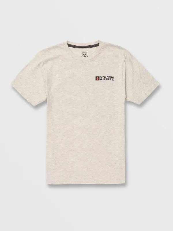 Big Boys Slider Short Sleeve Tee - Bone Heather sold by Volcom