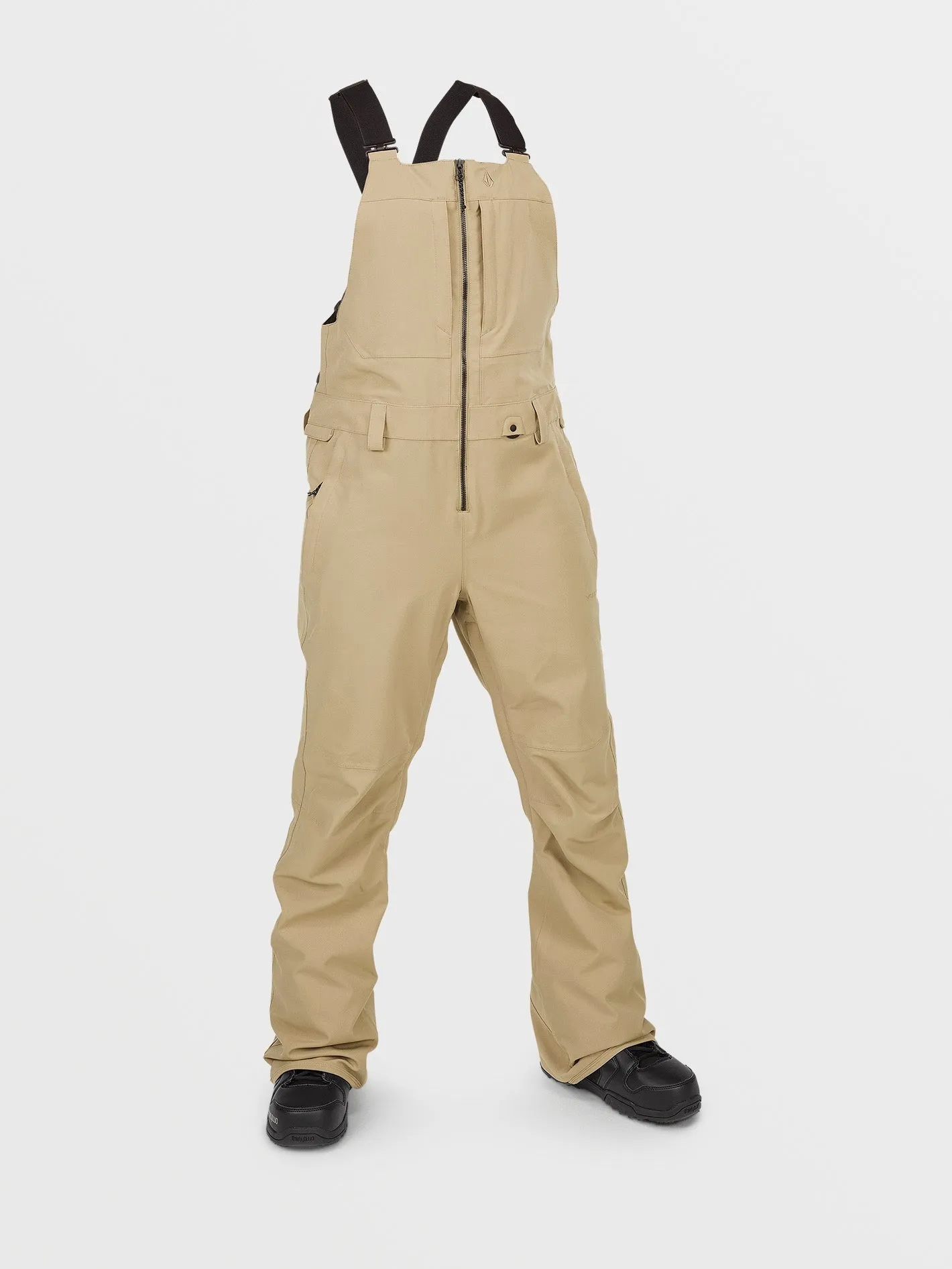 Womens Swift Bib Overalls - Dark Khaki sold by Volcom product image thumbnail 3