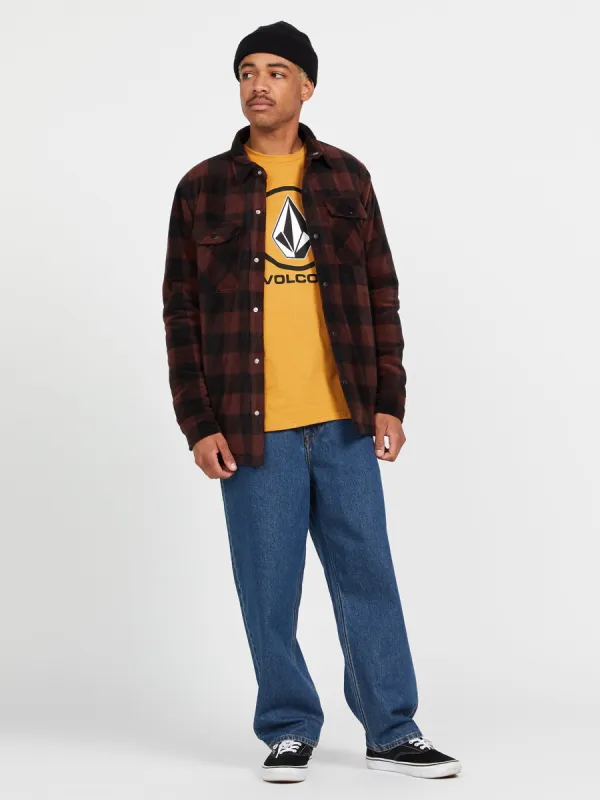 Crisp Stone Short Sleeve Tee - Inca Gold sold by Volcom