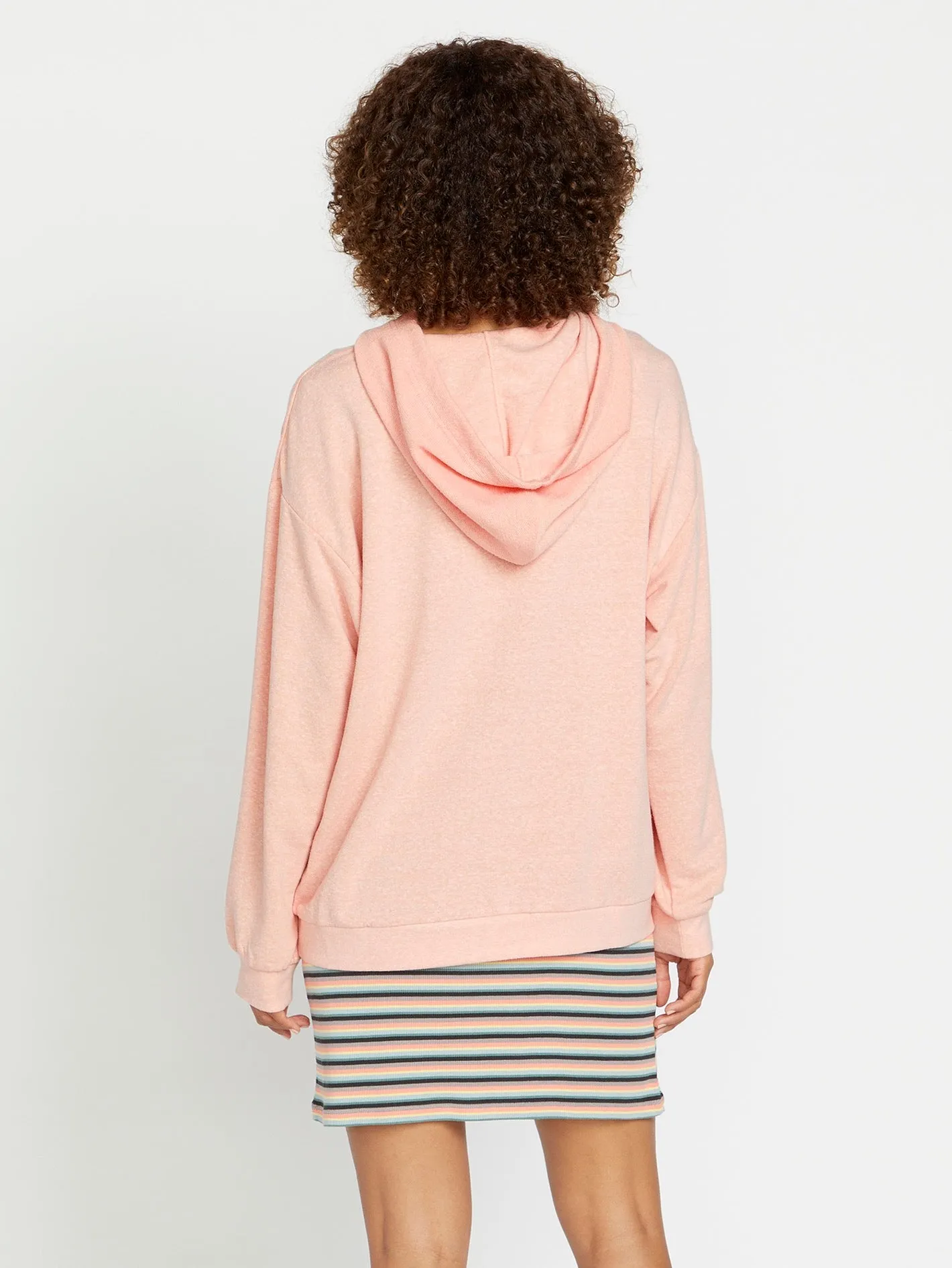 Lived in Lounge Frenchie Hoodie - Reef Pink sold by Volcom product image thumbnail 2