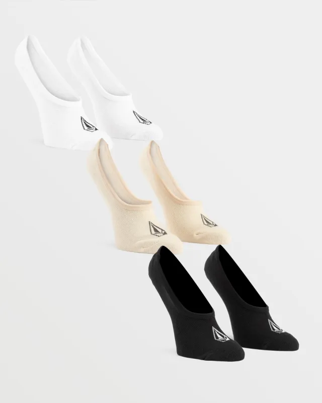 Stones No Show Socks 3pk - Multi sold by Volcom