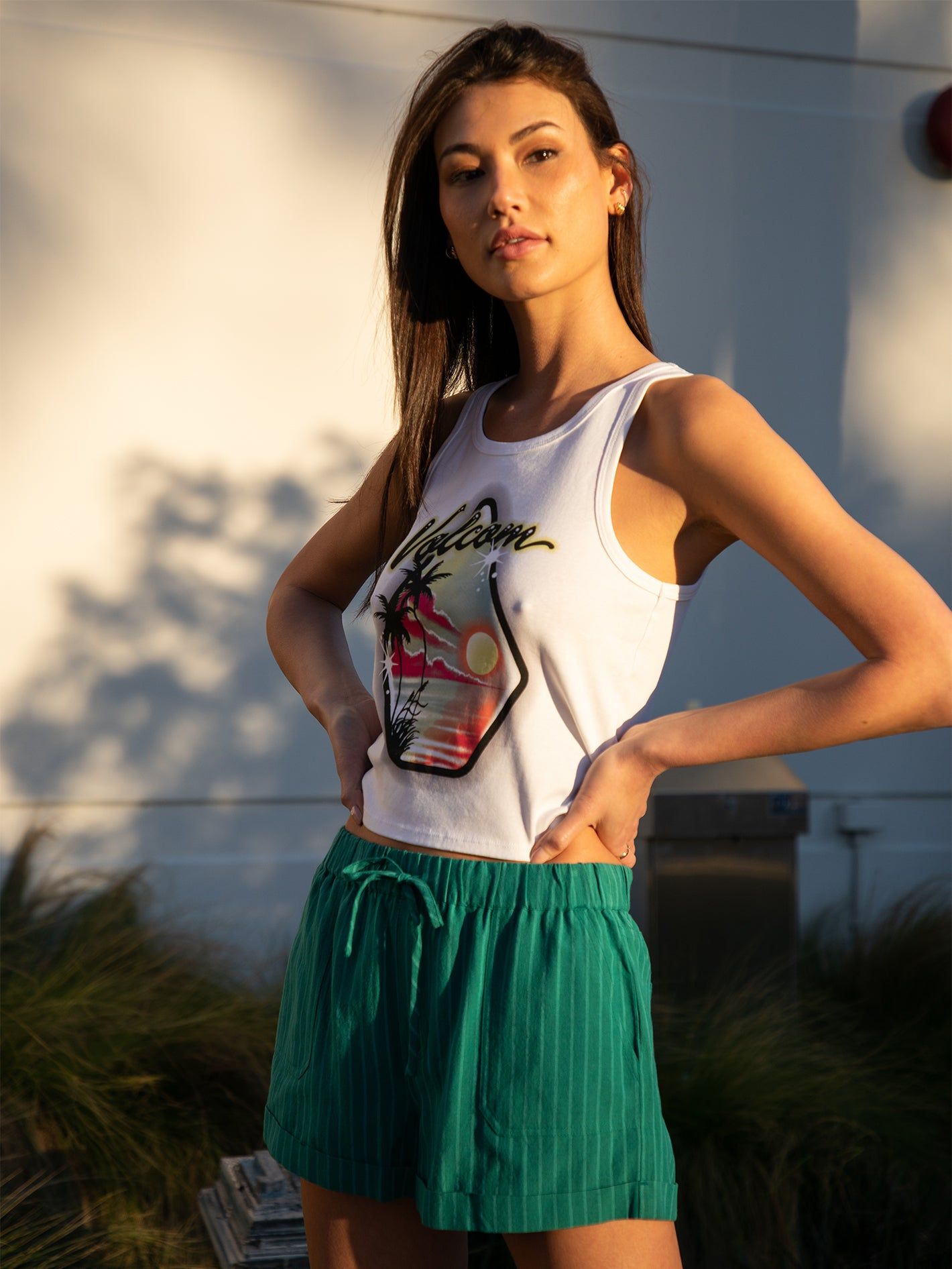 That One Baby Tank - White sold by Volcom