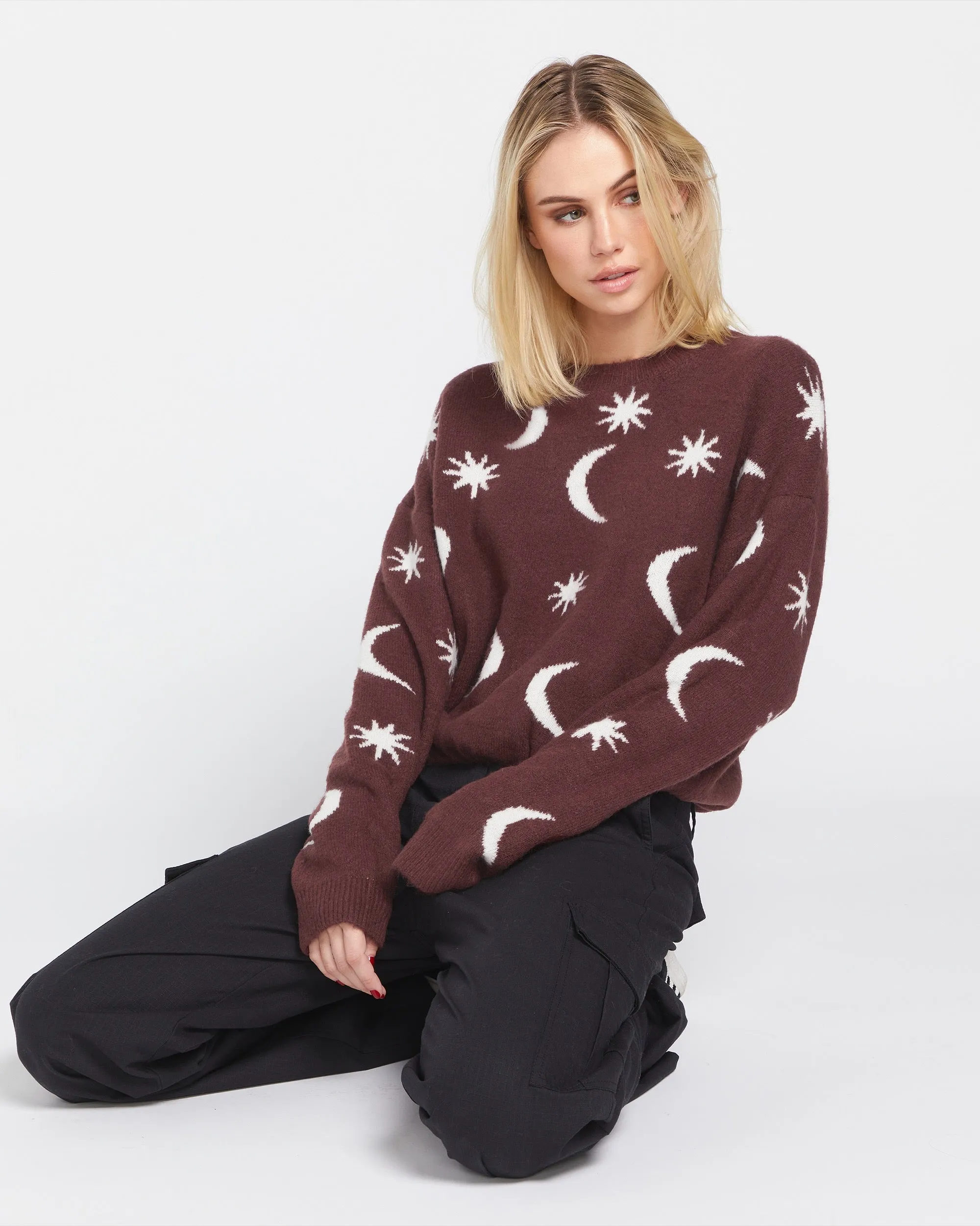 Nyte Stone Sweater - Espresso sold by Volcom product image thumbnail 5