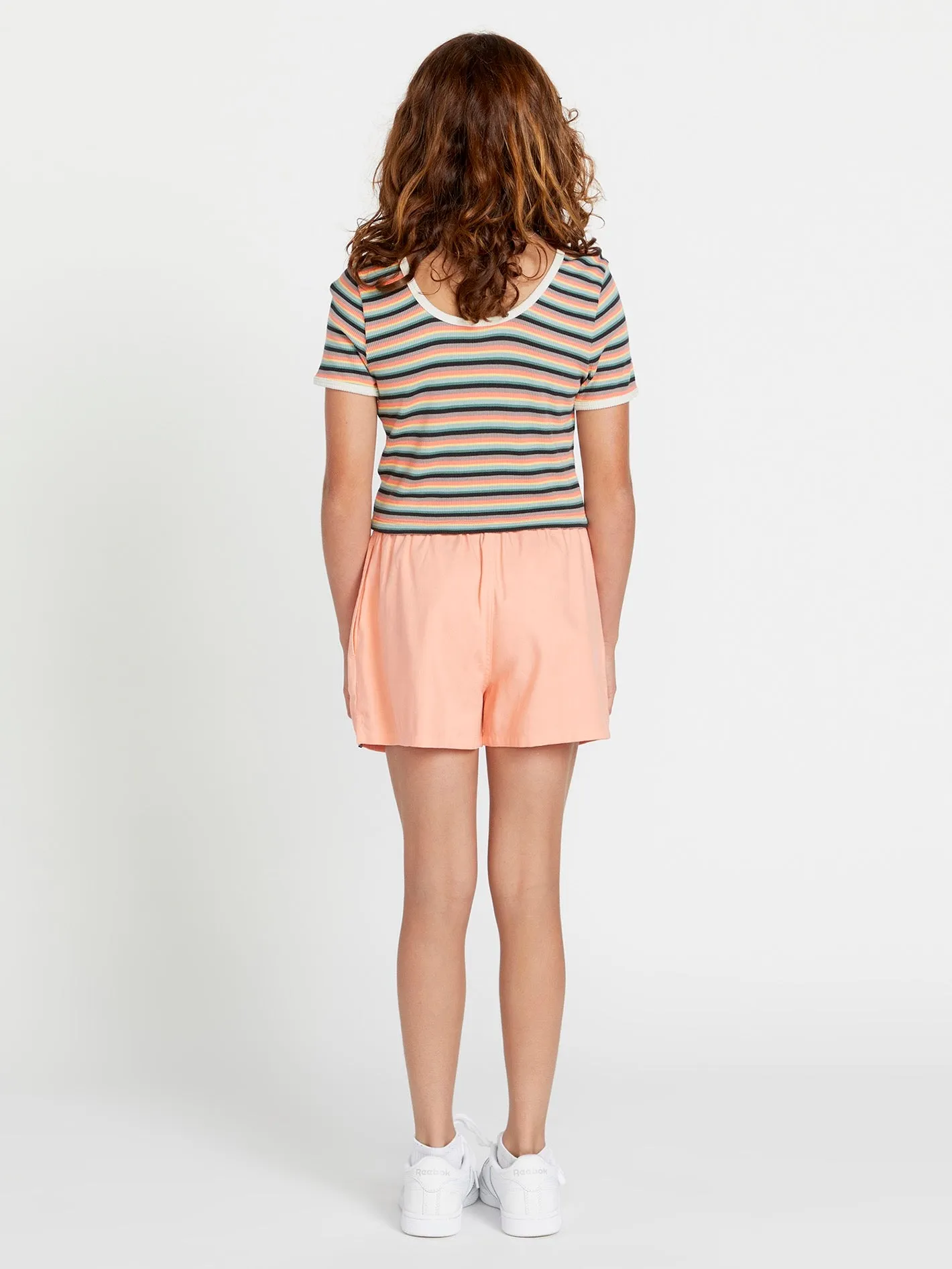 Girls Lived in Lounge Knit Short Sleeve Shirt - Reef Pink sold by Volcom product image thumbnail 3