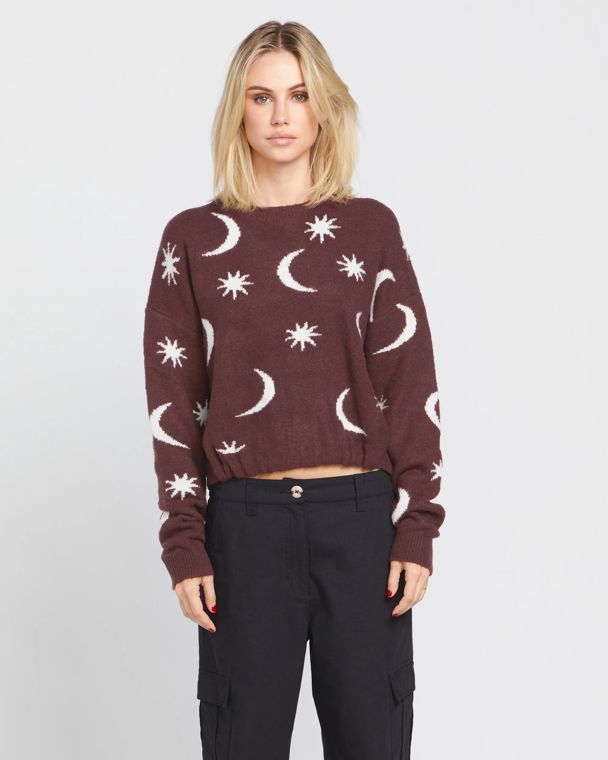 Nyte Stone Sweater - Espresso sold by Volcom product image thumbnail 3
