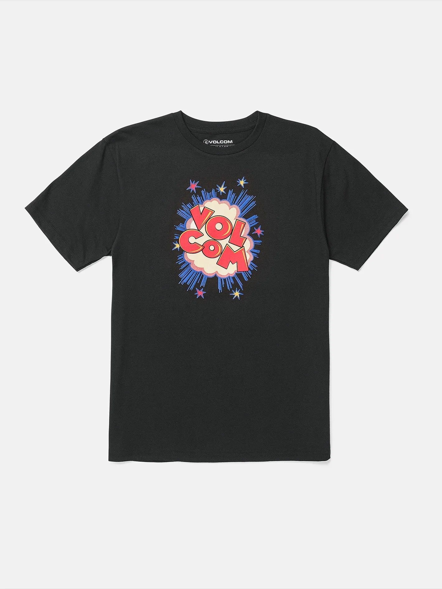 Big Boys Stone Pow Short Sleeve Tee - Black sold by Volcom