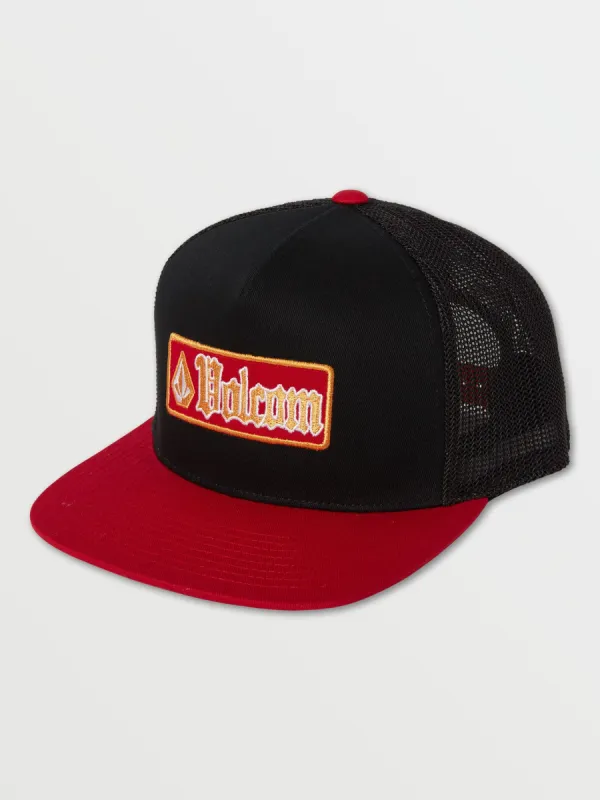 Pappy Trucker Hat - Black Red sold by Volcom