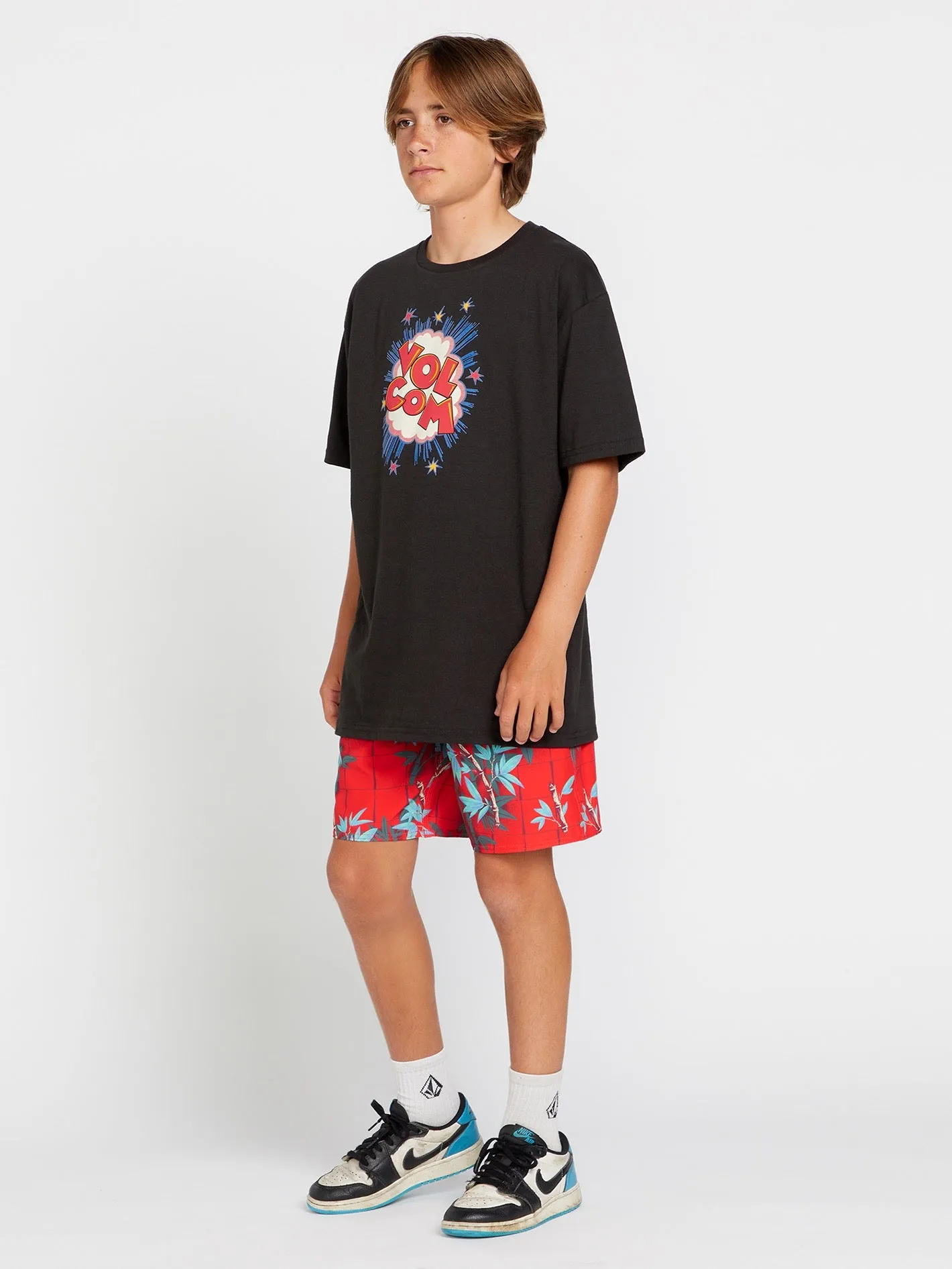 Big Boys Stone Pow Short Sleeve Tee - Black sold by Volcom product image thumbnail 3