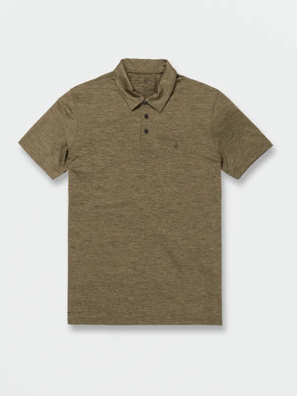 Hazard Pro Polo Short Sleeve Shirt - Old Mill sold by Volcom