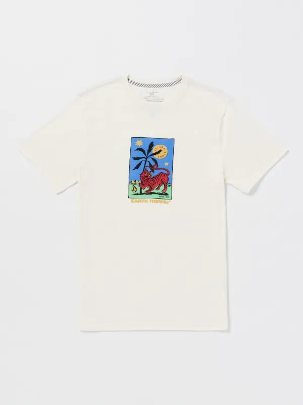Tarot Tiger Fty Short Sleeve Tee - Off White made by Volcom